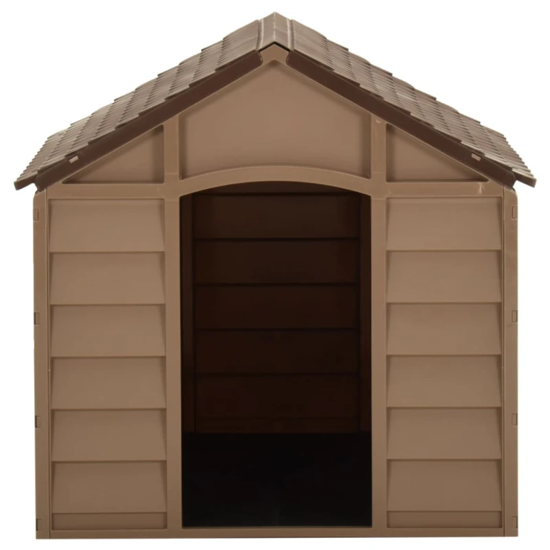 fressnapf VidaXL Hundehütte Braun PP Hundehaus Hundehöhle Hundebox 71 cm 71 5 cm 68 cm Super Sparpreis