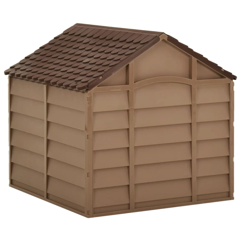 fressnapf VidaXL Hundehütte Braun PP Hundehaus Hundehöhle Hundebox 71 cm 71 5 cm 68 cm Super Sparpreis