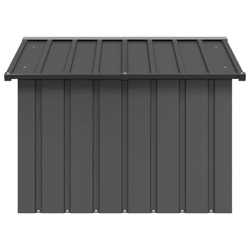 fressnapf VidaXL Hundehütte Verzinkter Stahl Hundezwinger Hundekäfig anthrazit 1 165 m 1 03 m 81 5 cm Kostenlose Rückgabe