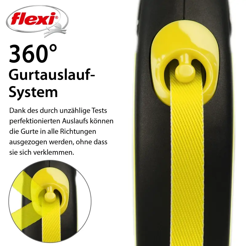fressnapf Flexi New Neon Gurt neon M zollfrei