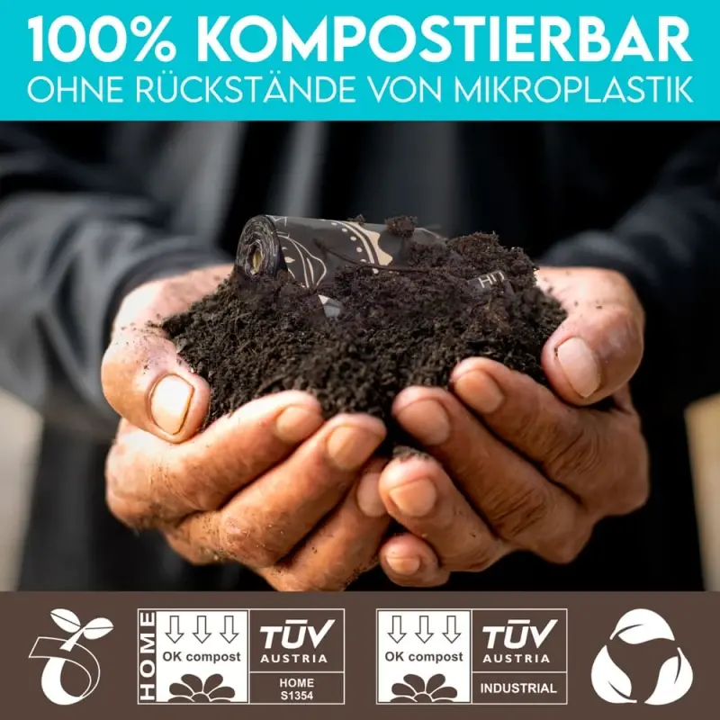 fressnapf HUND IST KÖNIG Hundekotbeutel biologisch abbaubar 100% kompostierbare Kotbeutel für Hunde Weihnachtsangebot