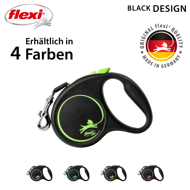 fressnapf Flexi Black Design Gurt grün S 5 m 15 kg Online Outlet