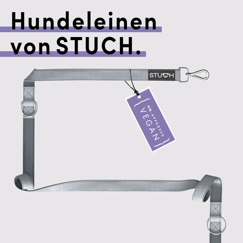 fressnapf STUCH Hundeleine Führleine Grau S Große Rabatte