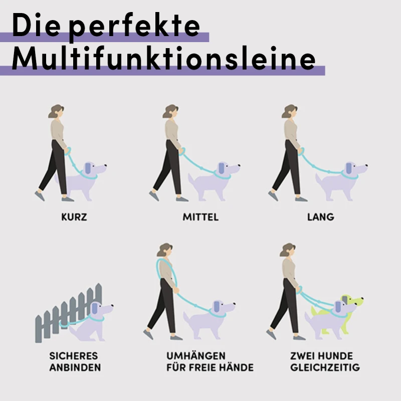 fressnapf STUCH Hundeleine Führleine Flieder L Wochenangebot