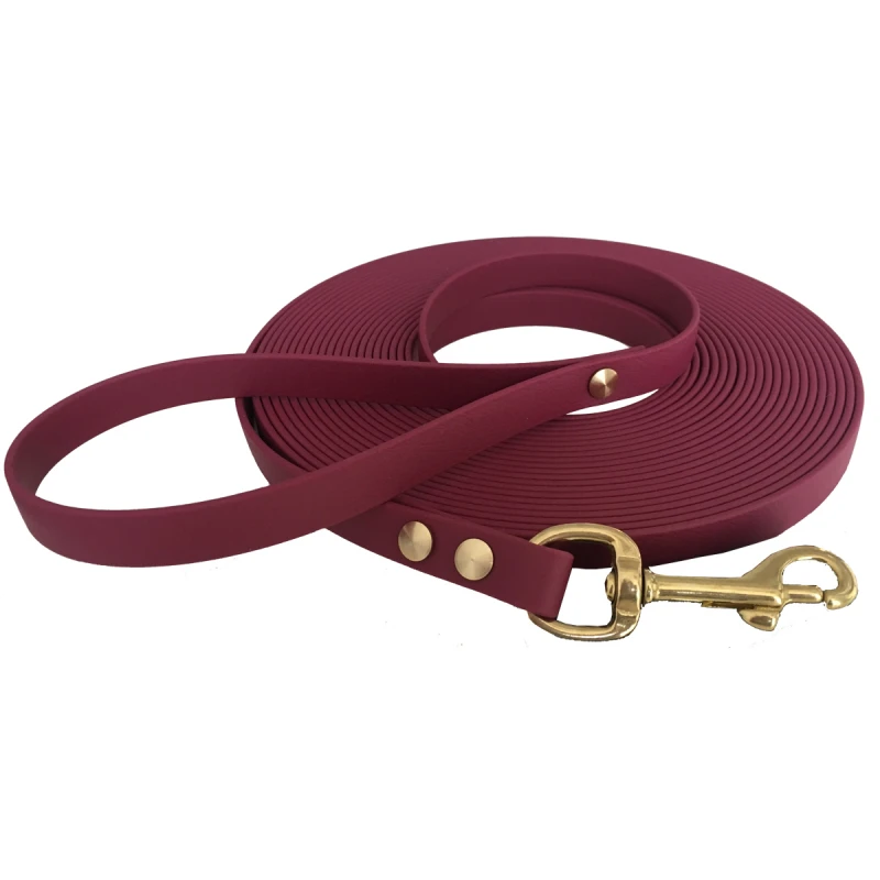 fressnapf bio-leine 25-35 kg Schleppleine Biothane bordeaux 3 m Kostenlose Rückgabe