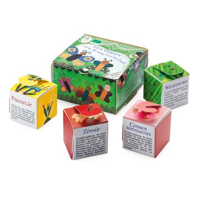 manufactum Bio-Blumensamen Samenwürfel für Schmetterlinge Kostenloser Versand international