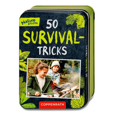 manufactum Kartenbox 50 Survivaltricks 2025