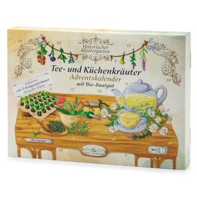 manufactum Saatgut-Adventskalender Tee- und Küchenkräuter Fabrikverkauf