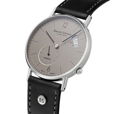 manufactum Armbanduhr Rondo Big Ø 38 mm Quarz Große Rabatte