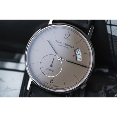 manufactum Armbanduhr Rondo Big Ø 38 mm Quarz Große Rabatte