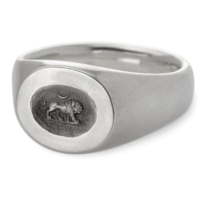 manufactum Herren-Silberring Löwe 59 (18 8 mm) Letzte 2 Tage