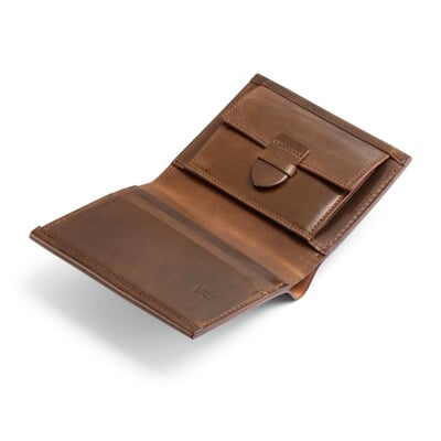 manufactum Herrenportemonnaie Cordovan klein Cognac Letzter Tag
