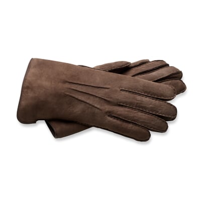 manufactum Herrenhandschuh Curleylammfell Dunkelbraun Online Shopping