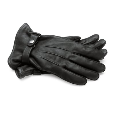 manufactum Herrenhandschuh Pferdeleder Schwarz