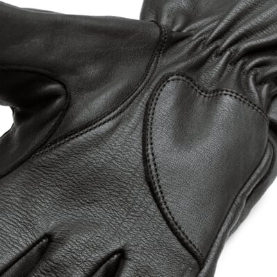manufactum Herrenhandschuh Pferdeleder Schwarz Preisnachlass