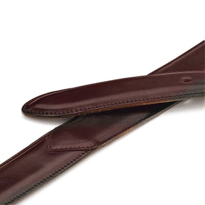 manufactum Herrengürtel Pferdeleder schmalere Form Oxblood Muttertagsangebot