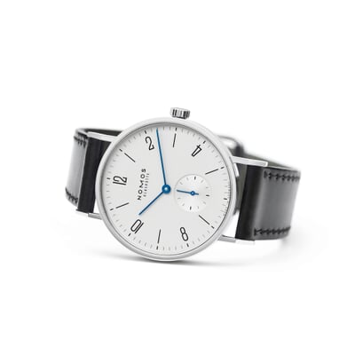 manufactum Armbanduhr Tangente Ø 35 mm Handaufzug Jubiläumsangebot