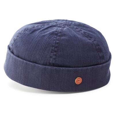 manufactum Herren-Docker-Cap Marine Lagerräumung