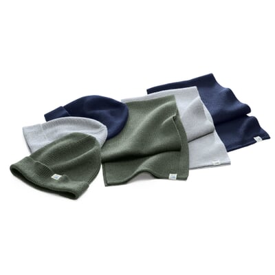 manufactum Strickmütze Merinowolle Dunkelblau Top Angebot