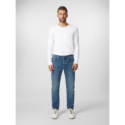 manufactum Herrenjeans Hank Mid Tapered Blau Saisonale Angebote