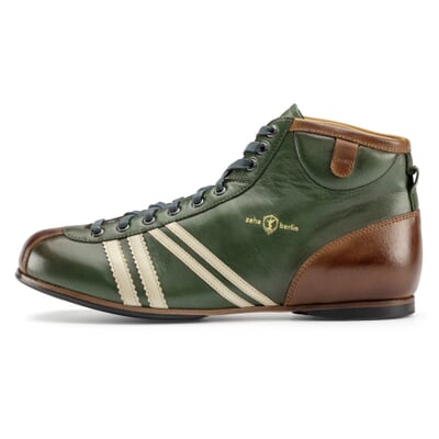 manufactum Ledersportschuh Derby Grün-Braun Kauf eins, bekomm eins gratis