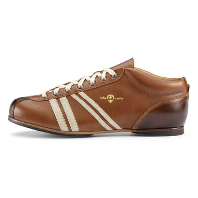 manufactum Ledersportschuh Cognac-Braun Tiefpreis