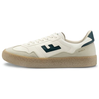manufactum Herren-Sneaker Burela Weiß-Grün Super Sparpreis