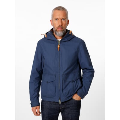 manufactum Herrenjacke Windbreaker Kobaltblau Letzte 3 Tage