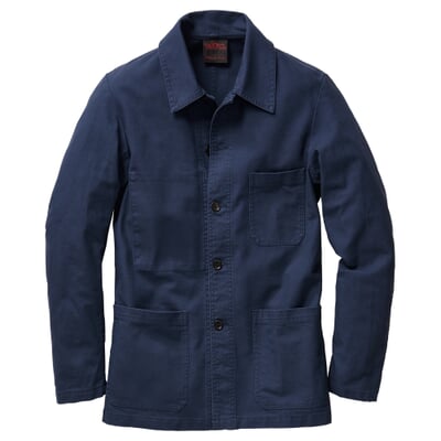 manufactum Herrenjacke Baumwolle Navy
