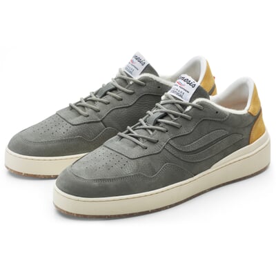manufactum Herren-Sneaker Nubuk G-Soley Grau-Ocker Bis zu 60% Rabatt
