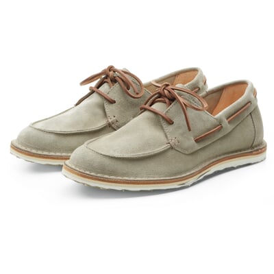 manufactum Herren-Bootsschuh Grüngrau