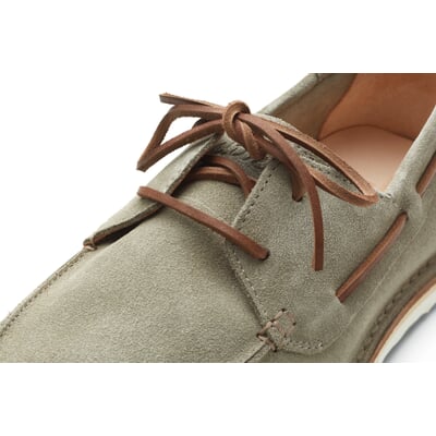 manufactum Herren-Bootsschuh Grüngrau Discount Store für neue Produkte