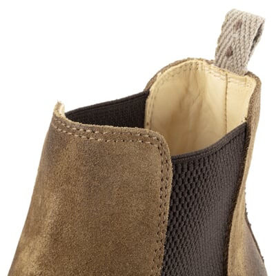 manufactum Herren-Chelsea-Boot Velours Braun Super Rabatt