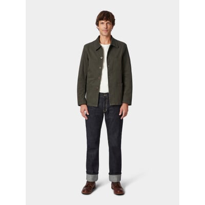 manufactum Herren-Arbeitsjacke Khaki 50% Rabatt mit kostenlosem Versand