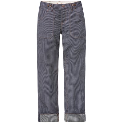 manufactum Herren-Workerpants gestreift Blau-Weiß zollfrei