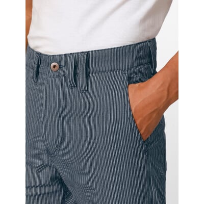 manufactum Herren-Strandhose gestreift Blau-Weiß Outlet