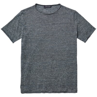manufactum Herren-Strickshirt Blaumelange