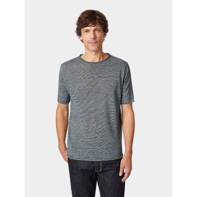 manufactum Herren-Strickshirt Blaumelange Verkauf