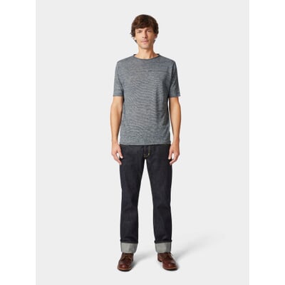 manufactum Herren-Strickshirt Blaumelange Verkauf