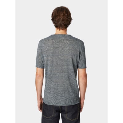 manufactum Herren-Strickshirt Blaumelange Verkauf