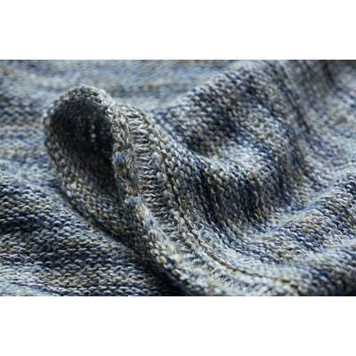manufactum Herrenpullover Leinen Grün-Blau Günstiger Verkauf