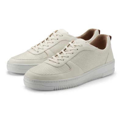 manufactum Herren-Ledersneaker Natur