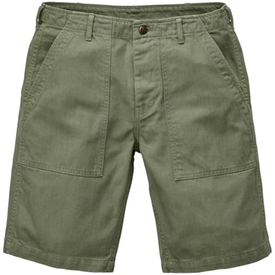 manufactum Herren-Baumwollshorts 1962 Oliv