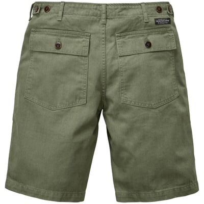 manufactum Herren-Baumwollshorts 1962 Oliv Preisnachlass