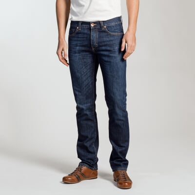 manufactum Herrenjeans Slim Straight Blau Muttertagsangebot