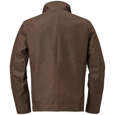 manufactum Herren-Rindlederjacke Braun Heißer Verkauf