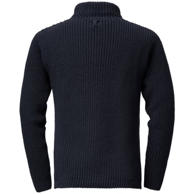 manufactum Herrenpullover Patentstrick Navy Zeitlich begrenztes Angebot