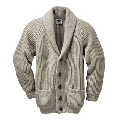 manufactum Black Sheep Cardigan Natur-Hell-Melange
