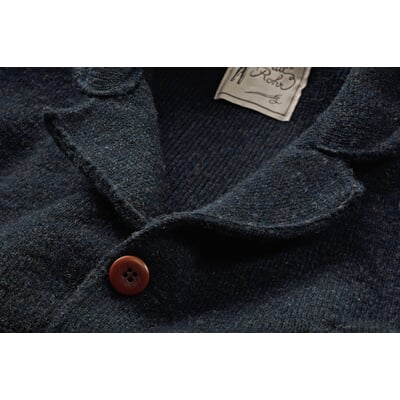 manufactum Herren-Strickjacke Dunkelblau Blitzangebot
