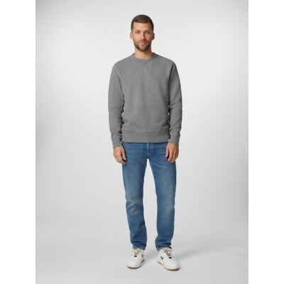 manufactum Herren-Sweatshirt Graumelange Große Rabatte